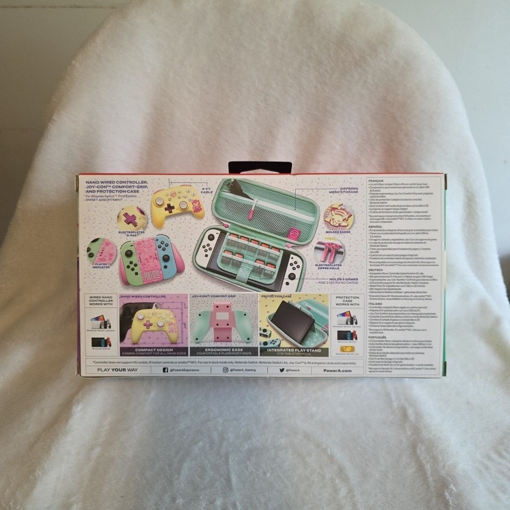 PowerA Pokémon Nintendo‎ Switch Accessory Kit – Case, Controller, Joy-Con Grip - Picture 3 of 4